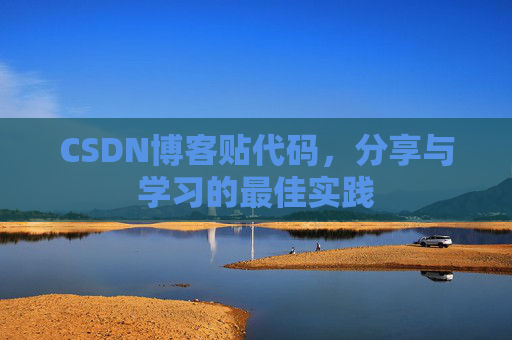 CSDN博客贴代码，分享与学习的最佳实践